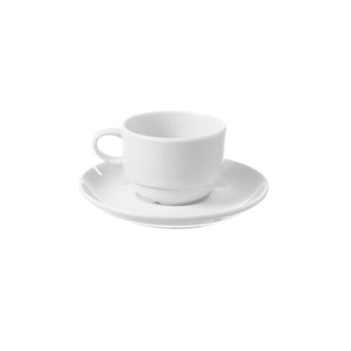 70ml Bianco elegantne tass alustassiga