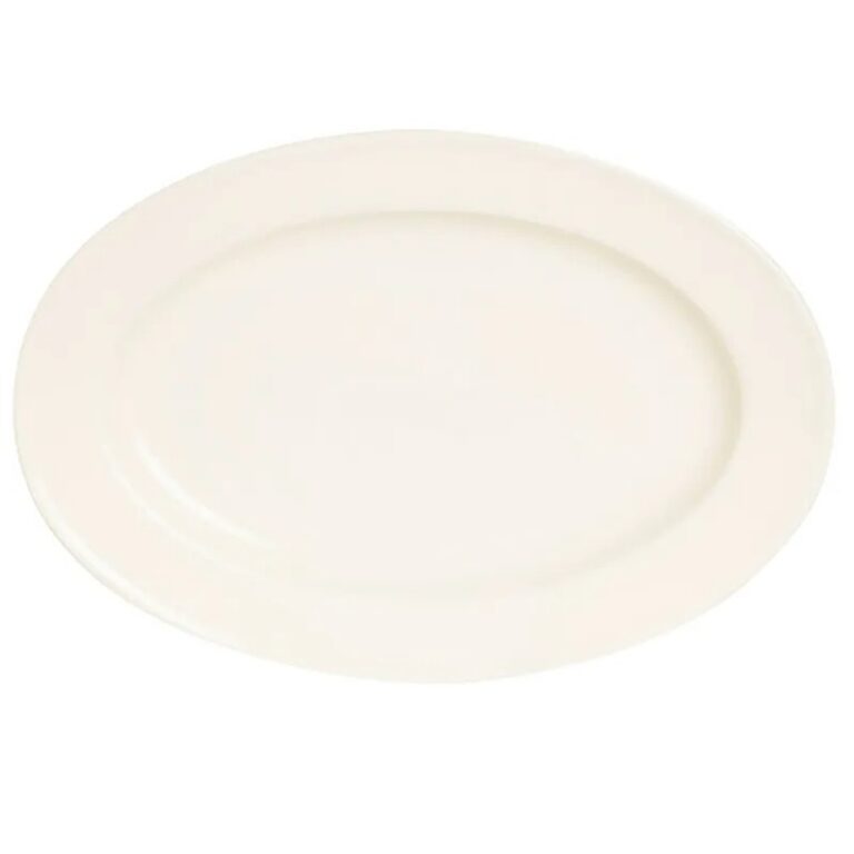 210x140mm Crema ovaalne taldrik