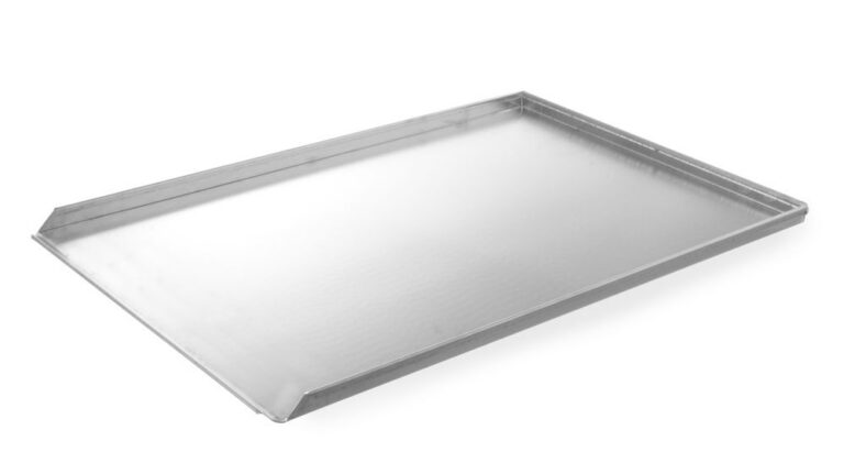 600x400x(H)20mm Küpsetusplaat - äärisega kolmel küljel