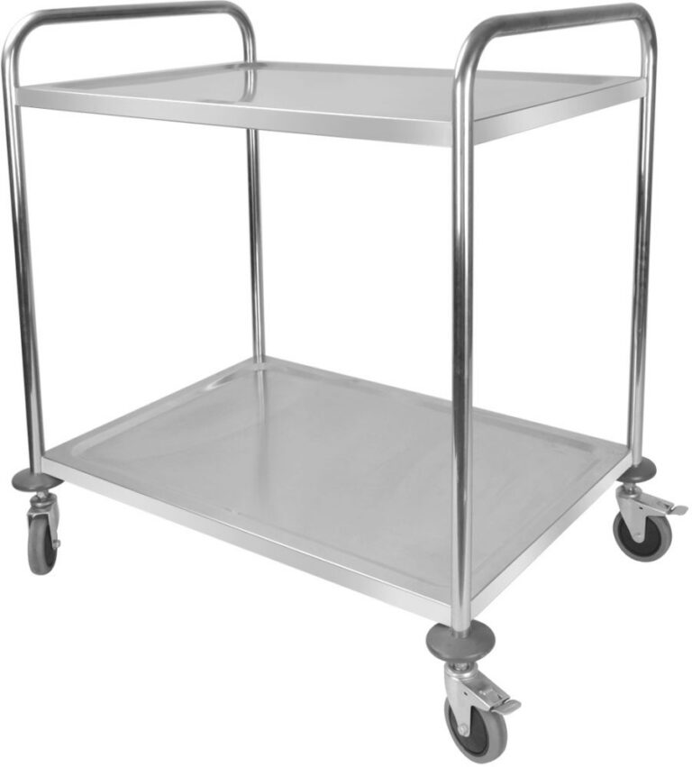 2 riiulit 860x540x940mm KitchenLine 2-riiuliga kelneri käru