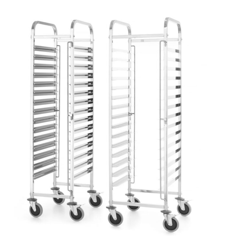 15xGN1/1 Mahutikäru KitchenLine 15 GN1/1 konteineri juhikud, GN1/1, 380x550x1705mm
