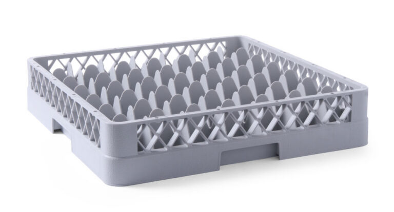 500x500x104mm Nõudepesumasina korv klaasist esemetele 49 sektsiooni