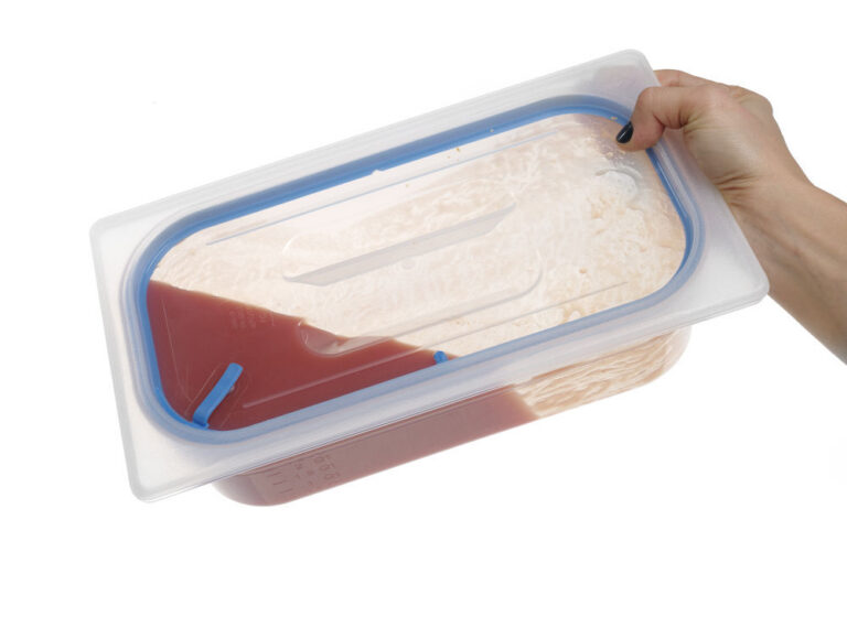 GN1/1 Plastkaas tihendiga toitlustusasutustes kasutatavate 530x325mm