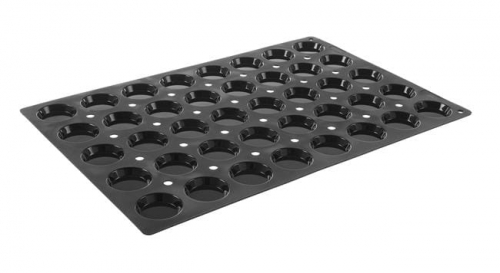 Ø62x12mm Küpsetusvorm silikoonist Florentins  40 per mold