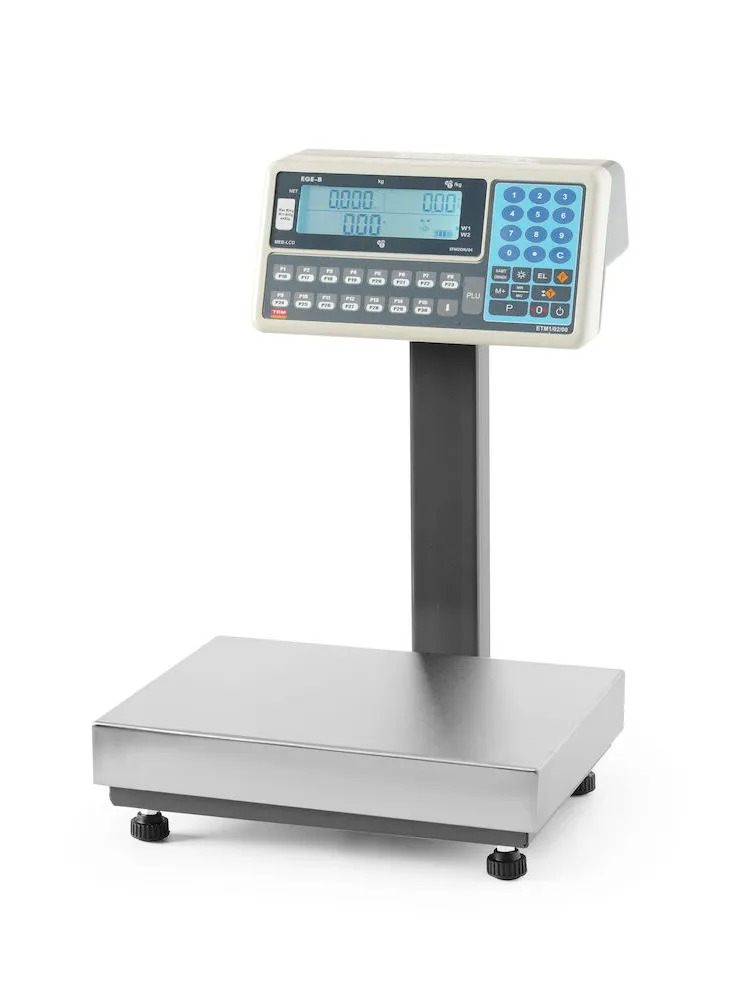 LCD platvormkaal koos samba ja legaliseerimisega, 60 kg, TEM, 342x386x499mm