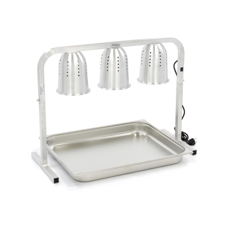 Küttelamp kolmekordne - sh 3 lampi - sh 1 x 2/1 GN mahuti