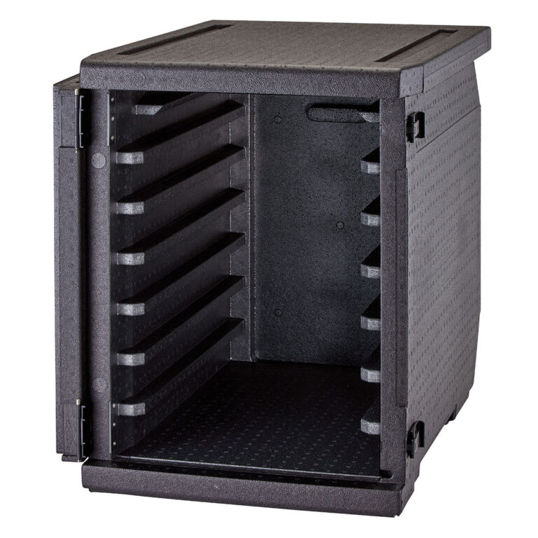 126L Soojusisolatsioonkonteiner Cam GoBox® frontaalse laadimisega, konteineritele 600x400 mm, 6 integreeritud juhikuga, Cambro,  770x540x687mm