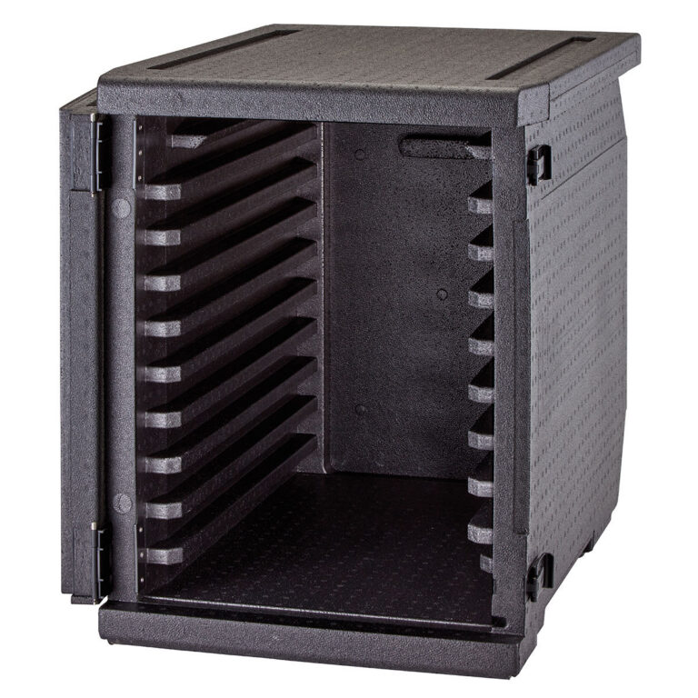 126L Soojusisolatsioonkonteiner Cam GoBox® frontaalse laadimisega, 600x400 mm konteineritele, 9 integreeritud juhikuga, Cambro,  770x540x687mm