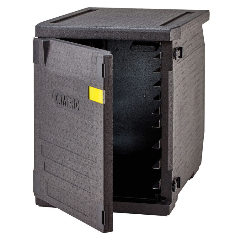 155L Soojusisolatsioonkonteiner Cam GoBox® frontaalse laadimisega, 600x400 mm, reguleeritavad juhikud, Cambro, 770x540x687mm