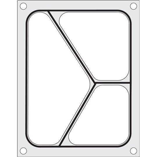 Sealer matrix CAS CDS-01  for the Kandik tricuspid 227x178mm