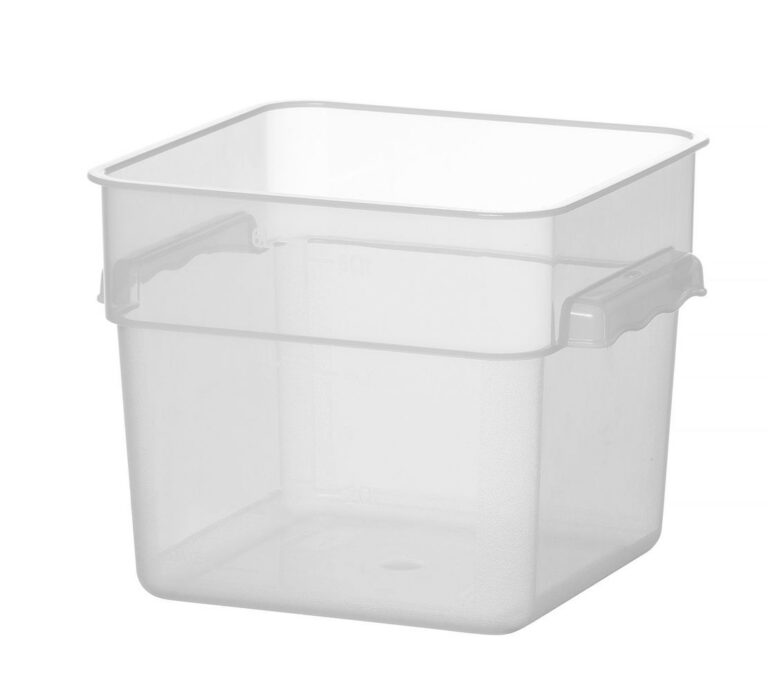 5.7L Mõõtudega toidukonteiner 235x235x(H)180mm