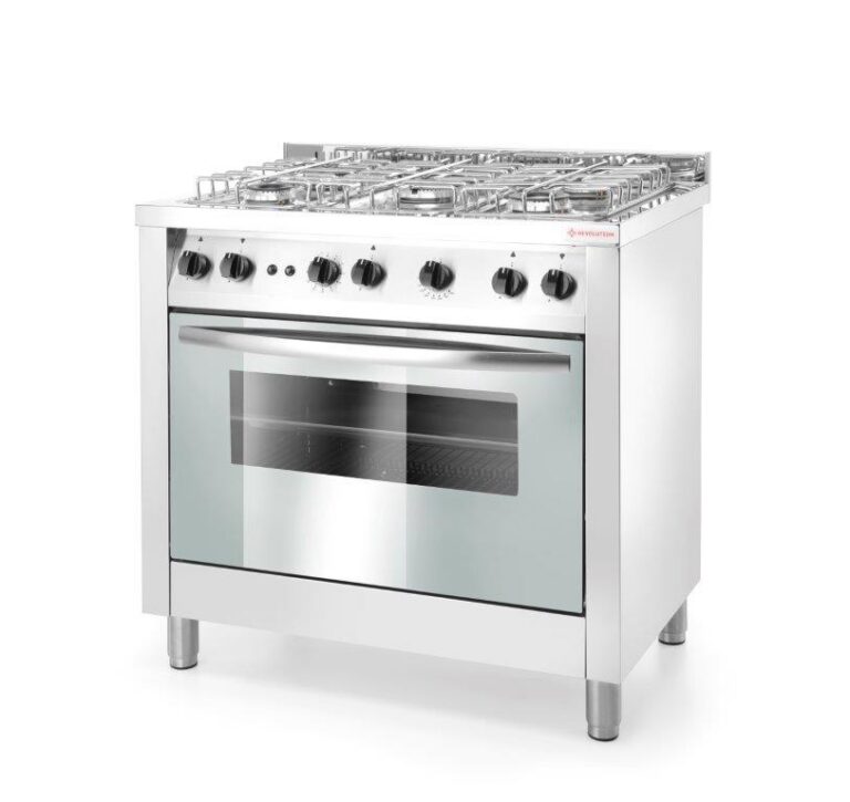 KitchenLine 5 põletiga gaasipliit Revolution gaasiahjuga