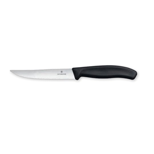 Must Victorinox Swiss Classic Steak ja pitsanuga